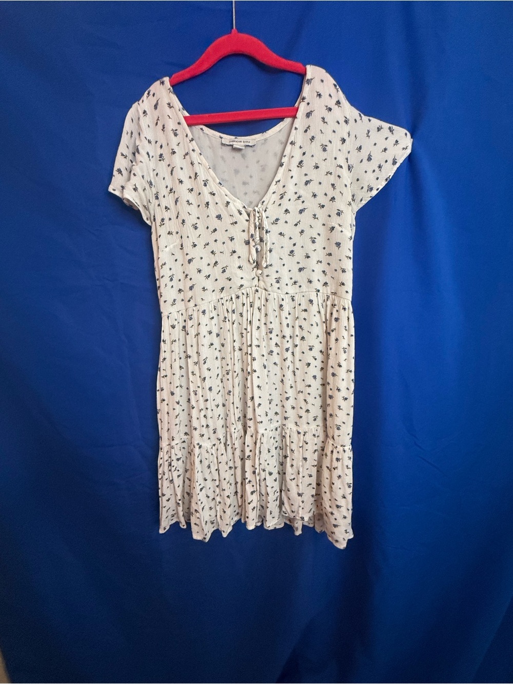 Ivory Floral Dress American Eagle XS